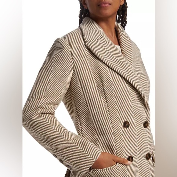 Ena Pelly Lara Wool Blazer Jacket Size Small Revolve Fall Winter Essentials - Picture 8 of 12